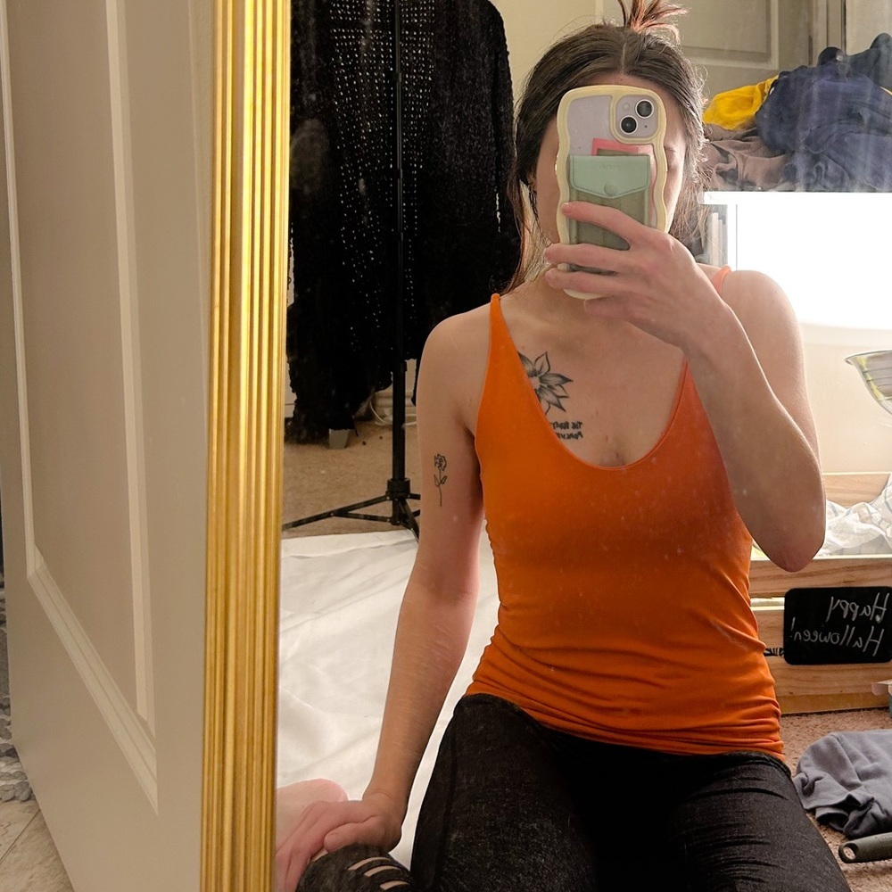 Free People Intimately Orange Cami​ - Picture 4 of 4